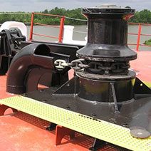 Capstans, designed and produced by the maritime welding and marine construction company Markey Machinery