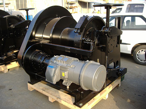 Mooring Winches, designed and produced by the maritime welding and marine construction company Markey Machinery