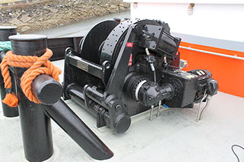 Hawser Winches, designed and produced by the maritime welding and marine construction company Markey Machinery