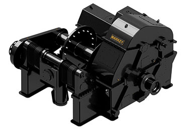Render and Recover Winch, designed and produced by the maritime welding and marine construction company Markey Machinery