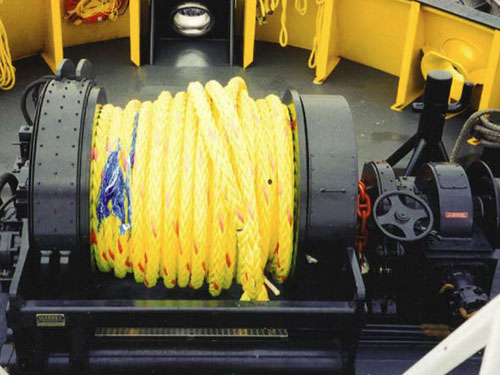 Combination Winch designed and produced by the maritime welding and marine construction company Markey Machinery
