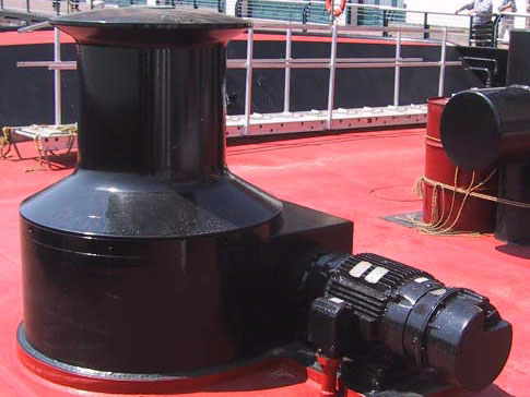Capstans, designed and produced by the maritime welding and marine construction company Markey Machinery